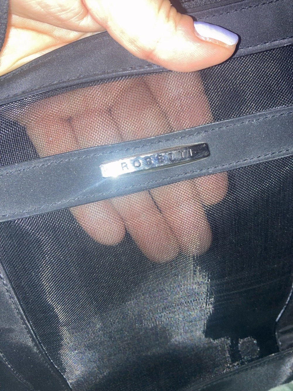 Rossetti nylon see through bag with insert….. - Picture 2 of 8